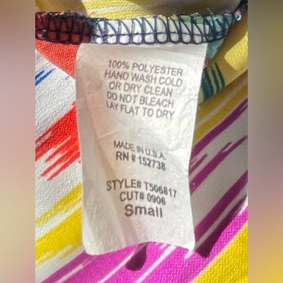 Women’s Summer Multi-Color Tank Small - Picture 5 of 5